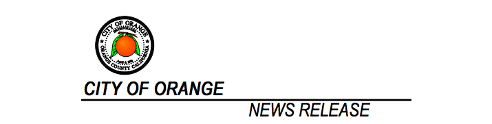 City of Orange News Release