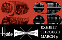 House Industries Photo-lettering Exhibit Opening Reception